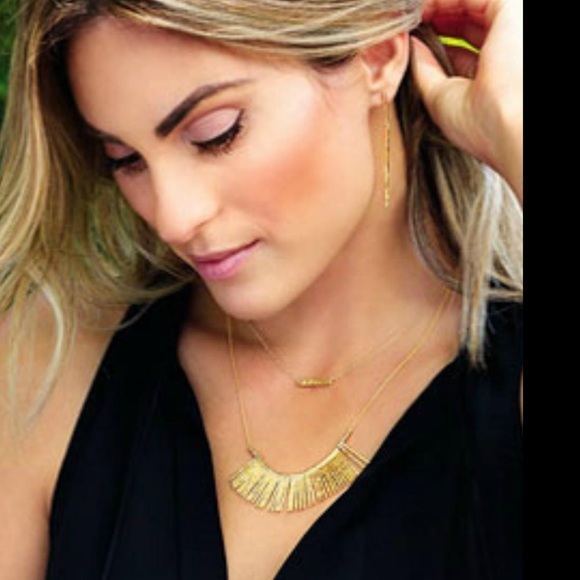 Gorjana Jewelry - Gorjana Kylie Fan Gold Necklace